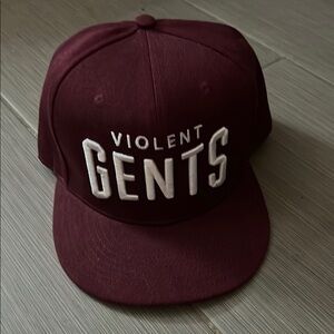 Violent Gents Maroon Cap used